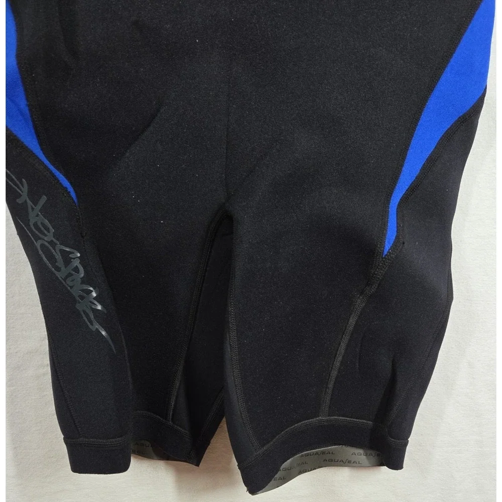 Kids HO Sports Springsuit WETSUIT 2mm ~ Size 14 Juniors Black/Blue 0425